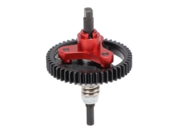 Engrenagem Diferencial Com Embreagem Deslizante 50t Para Carro Rc Traxxas Slash 2wd 1/10 Aço Vermelho