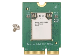 Lurelia Placa Wi-fi M.2 Ngff Wi-fi 6 3000 Mbps 2400 Mbps 2,4 Ghz 4g Lte