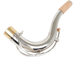Tudel Flexível Para Saxofone Tenor, Em Latão Prateado, Substituto Para Tudéis Transparentes E Adequado Para Músicos...