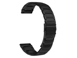 Pulseira Ajustável De Aço Inoxidável Para Xiaomi Watch S2 , Preta Olysi Shop (42 Mm E 46 Mm)