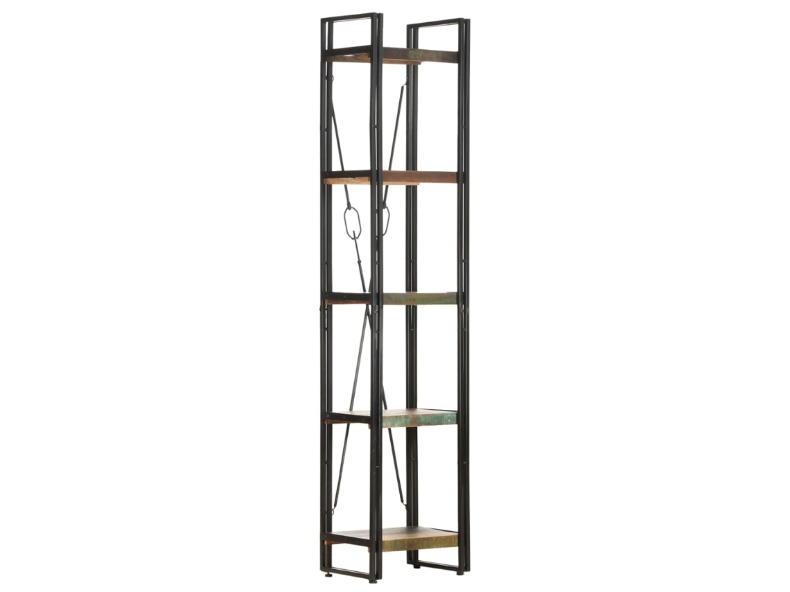 Bookcase, Bookcases Vidaxl Multicolor Madeira Recuperada (40 X 30 X 180 Cm)