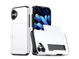 Capa Protetora À Prova De Choque Para Iphone 17 - Compartimento Para Cartão