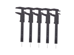 Conjunto De 5 Paquímetros Deslizantes Pretos Para Fabricação Joias