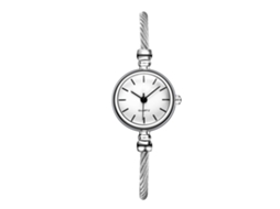 Relógio Feminino de Pulso de Moda com Pulseira de Liga Quartz V421 a
