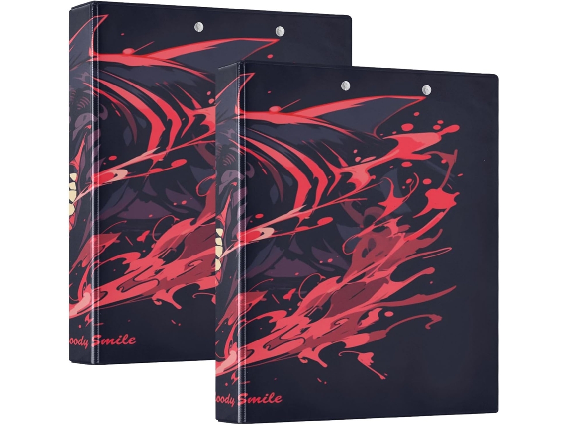 Pasta Black Red Shark 3, 8cm Com Prancheta 1 2-unidades, 200-folhas