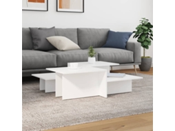 Vidaxl Mesas De Centro 2 Pcs Derivados De Madeira Branco