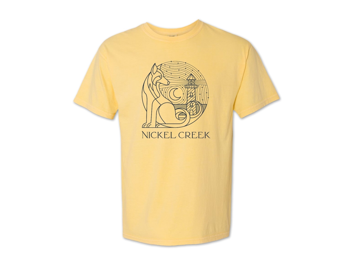Nickel Creek Song Design White T shirt ROCKINSTONE Unisex Adults Best Sellers Size:m