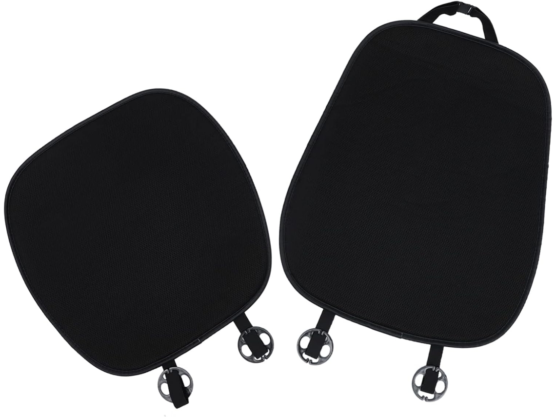 Almofada De Carro De 2 Peças, Suporte Lombar Ergonômico, Acessórios Respiráveis Para Assento De Carro