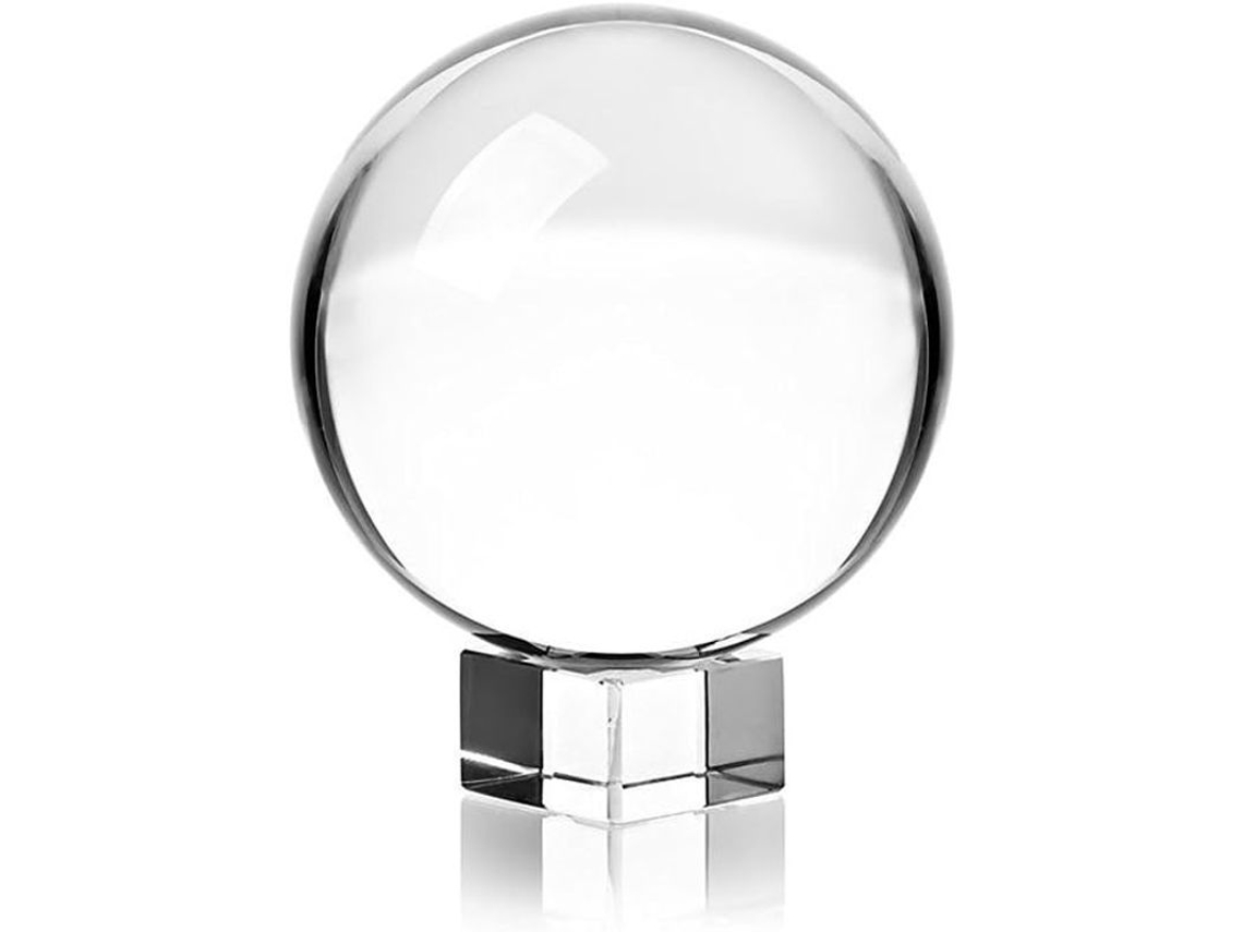 Bola De Cristal Clara Com Base 60mm, Decoração De Arte K9 Para Fotografia E Presente
