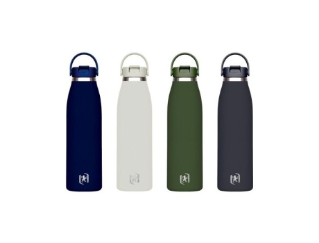 Livro Exp 4 Botella Termica 600ml Colores Azul, Beige, Gris Y Verde Caqui De Desconocido (espanhol)