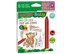 Estojo Alpino Baby 6 ceras e folhas