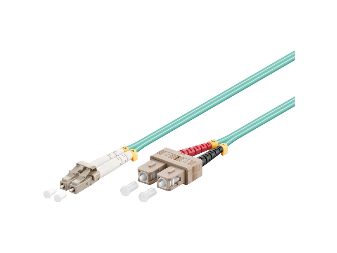 C-FP3-5LCSC-100 InfiniBand/cabo fibra óptica 10 m LC SC OM3 Azul WP