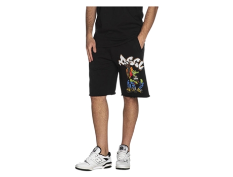 Calções De Homem Disclaimer Algodão Preto (m)