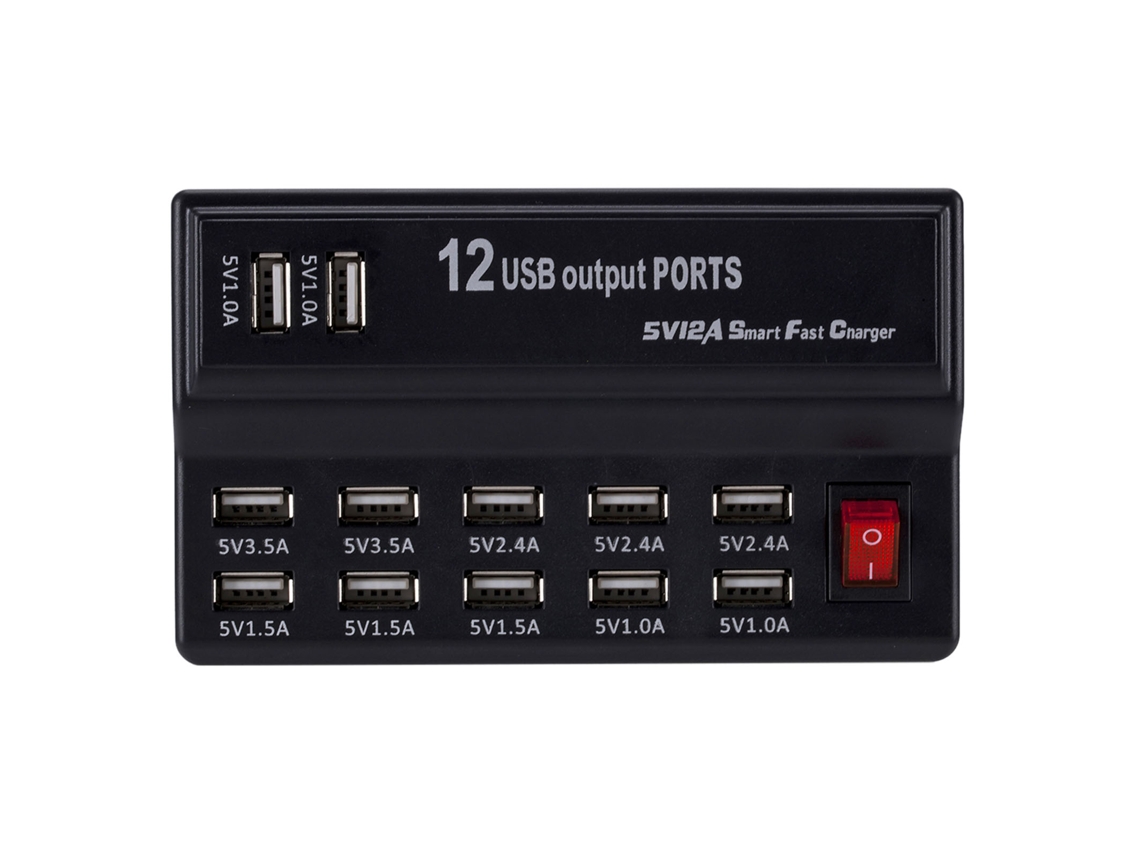 Carregador Usb EOOCOO com Carregamento Múltiplo e Tensão Ampla