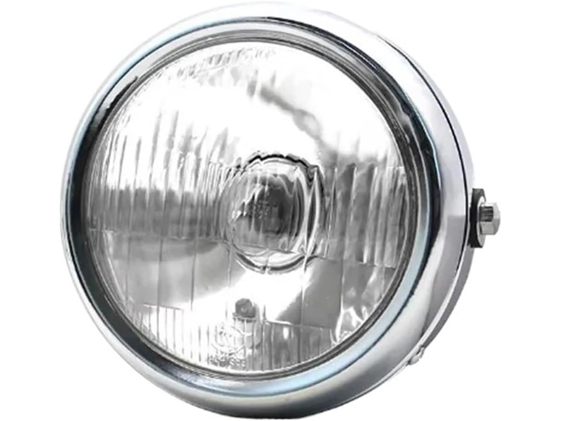 Farol de Motocicleta 5 75 Polegadas Estilo Vintage Redondo Led Auxiliar Apresenta Aprimorando Estética Sua
