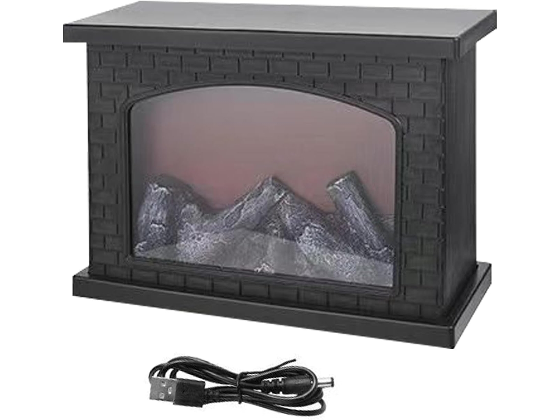 Lanterna De Chaminé Led Sem Chama | Funciona A Pilhas E Recarregável Via Usb Luminária De Mesa Decorativa