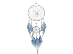 Atrapasueños Indio Natural Azul Plata Hecho A Mano Decoración Dormitorio Coche Niña 2025