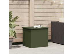 Vidaxl Cofrinho De Armazenamento Para Jardim Aço Galvanizado 117 L