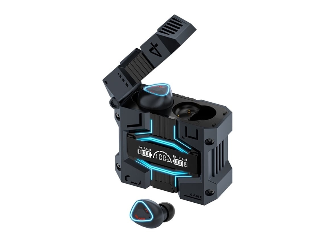 Auriculares Gaming Sem Fios Bluetooth 5.3 Som Estéreo Cancelamento De Ruído Microfone Para Chamadas Controlo Tátil Lurelia