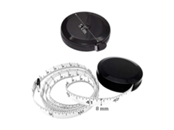 2 Cintas Métricas Suaves Retráctiles para Medir Cuerpo, Costura Y Manualidades, 60 Pulgadas 150cm, Negras