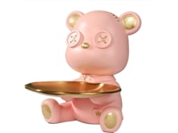 Bandeja Decorativa Com Urso Nórdico, Porta Chaves, Decoração Inspirada Em Séries De Tv, Decoração Em Gokoco