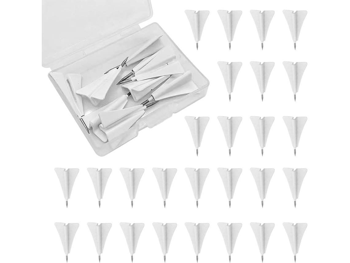 24 Tachinhas em Formato de Avião, Tachinhas para Mapas e Estandes de Fotos, Criativas BRILVIBERA