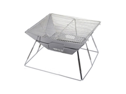 Churrasqueira Portátil Aço Inox para Camping e Picnic