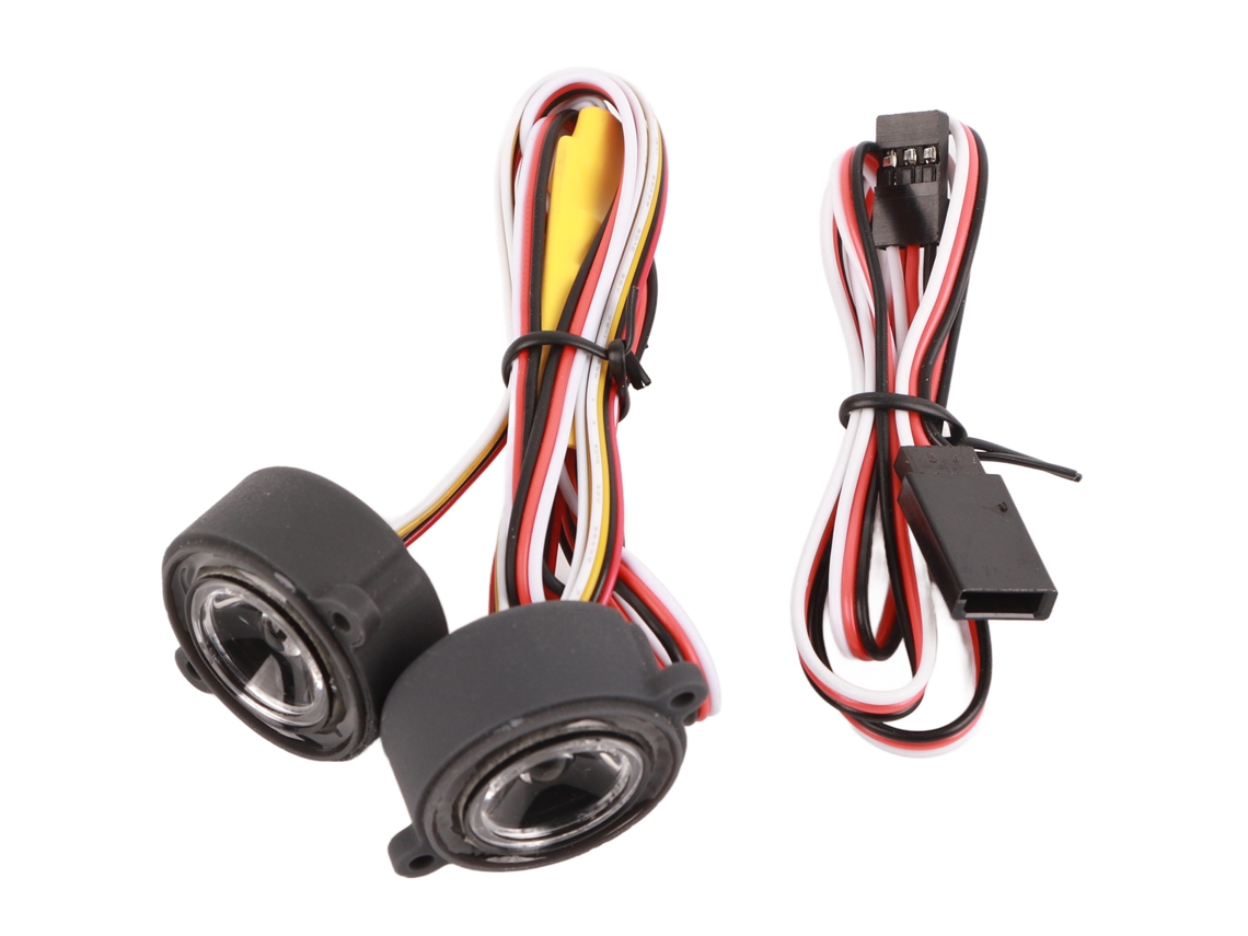 Mali kit de Luzes Led para Carro Rc com 12 Modos para Crawler 1/8 1/10 Yk4082 Yk4102 Faróis Duráveis