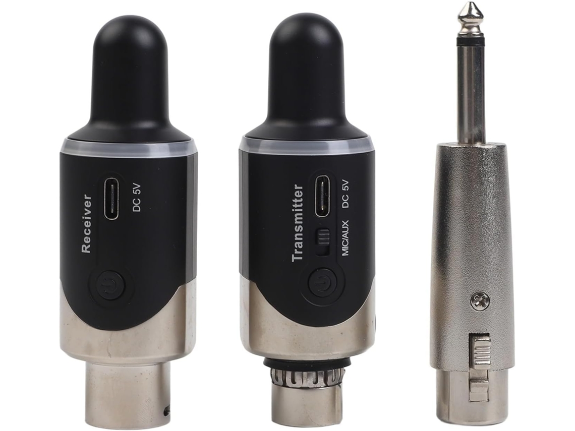 Adaptador De Áudio Uhf Xlr De Metal