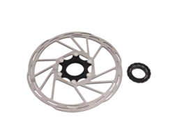 Disco De Freio 180mm Para Bicicleta Aço Inox E Liga Leve Design Oco Compatível Com Centro De Bloqueio