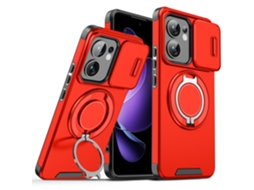 Suporte Magnético Para Carro, Compatível Com Capas De Celular Oppo.vermelho - Realme V60 Pro