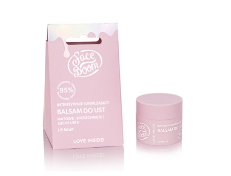 Intensivo Bálsamo Labial Hidratante Doce Tentação, 15g Face Boom