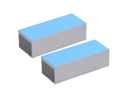 Kit de Aletas de Resfriamento de Alumínio 100x40x30mm com Térmico | S/MARCA