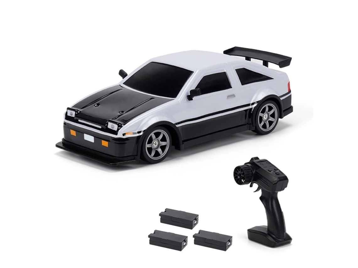 Carro De Controle Remoto Drift 1/16 2.4ghz 4wd Com Luz Presente Para Crianças Meninos Meninas 3 Baterias
