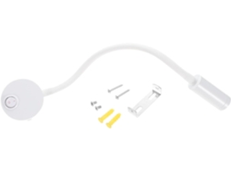 Luminária De Parede Tubular Led Vicasky 3w Para Leitura, Luz Noturna Segura Para Meninos E Meninas, Corpo Em Metal E Abs