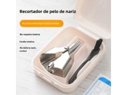 Aparador Manual de Pelos do Nariz em Aço Inoxidável para Limpeza Dos Pelos Nasais. MDUG