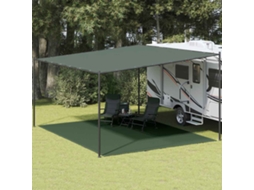 Vidaxl Tapete De Campismo Para Tenda Pead 400x500 Cm Verde-escuro