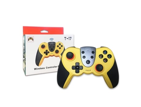 Comando Nintendo Switch LONZEN Switch Pro Joystick Remote Amarelo