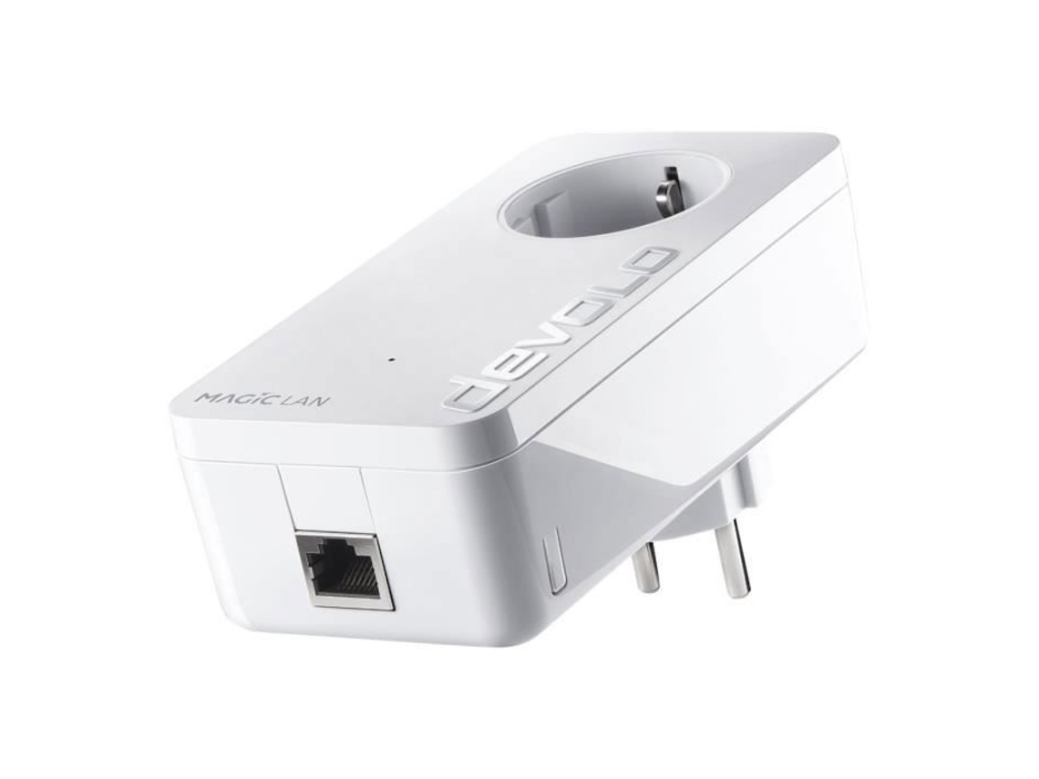 Magic 1 Lan Starter Kit Ponte Gige, Ligação Homegrid Wall Devolo (pacote Com 2)