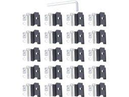 Kit De 20 Braçadeiras De Montagem Para Painéis Solares Com Parafusos, Acessórios Para Varandas, Usinas De Energia,