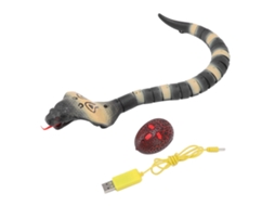 Primerox brinquedo de Serpente Rc para Crianças com Cauda Móvel, Flexível e Recarregável Simulado