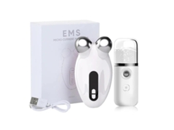 Massageador Facial com Microcorrente Ems para Lifting Facial, Aparelho Antirrugas e Lev Antamento do Queixo GOKOCO
