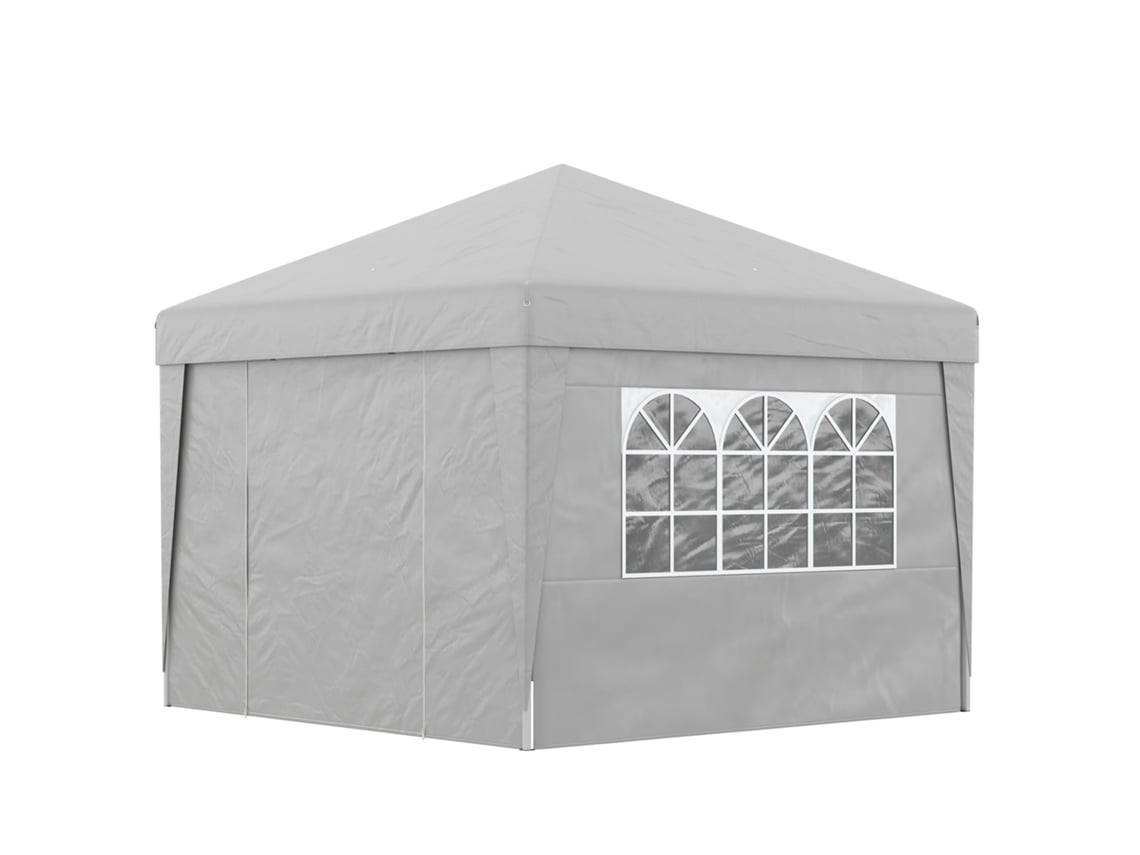 Gazebo 2,5x2,5x2,7m, Proteção Uv, Impermeável, Bolsa, Branco ORBITRA COMMERCE