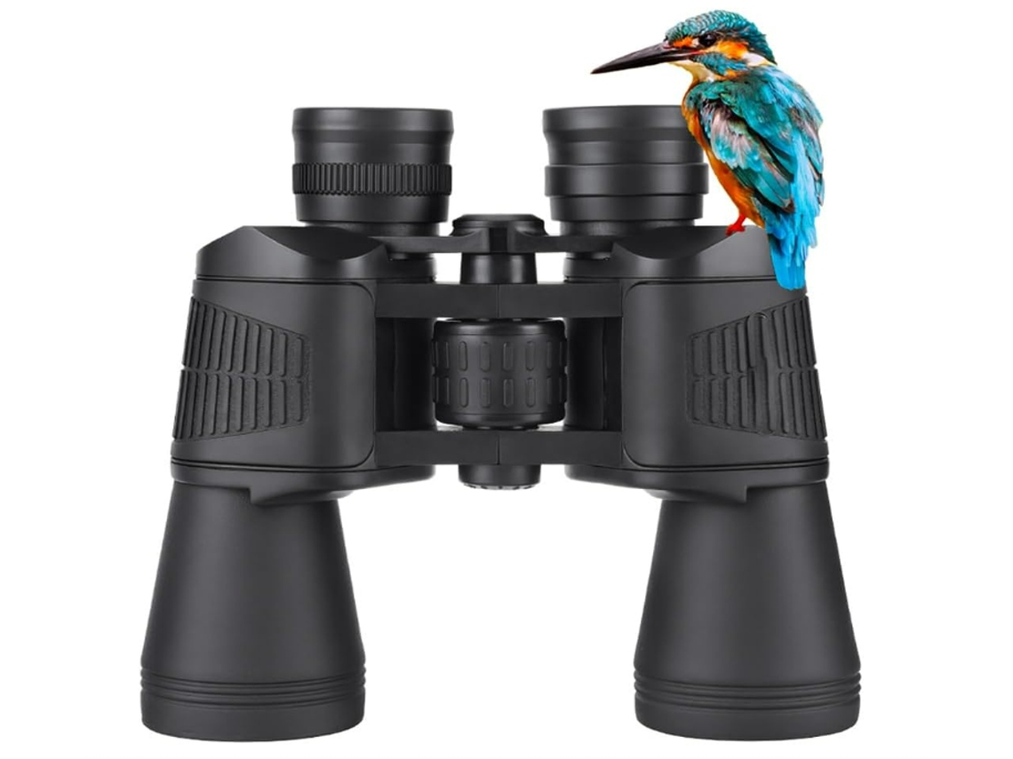 Binóculos 20x50 Para Adultos, Ocular De 27 Mm Com Visão Noturna De Baixa Luz Binóculo De Alta Potência Com Lente Fmc Prisma Bak4 (preto)