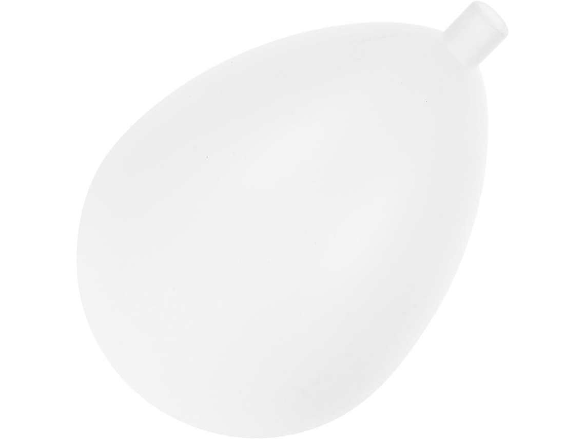 Abajur Decorativo G4 Em Plástico Branco Leitoso, Formato De Balão, Difusor.