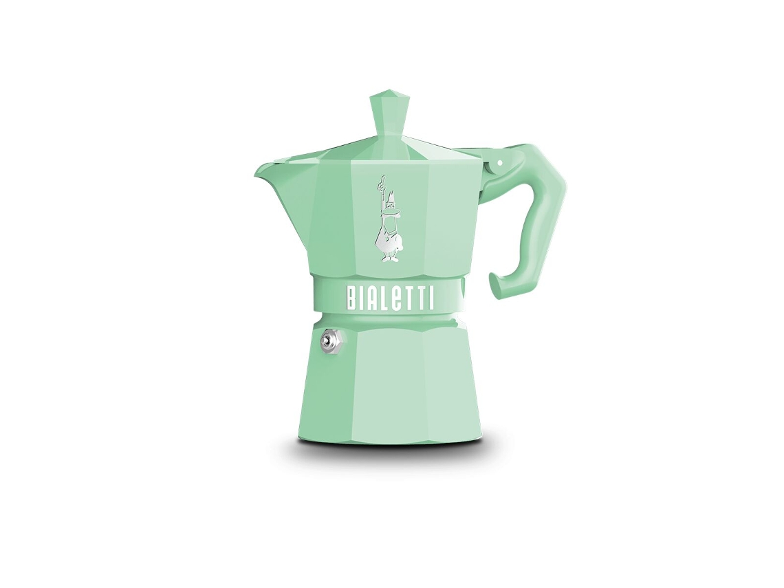 Cafeteira Italiana Bialetti Moka Exclusive Verde 3t Verde Alumínio 3 Kopjes VETONEK