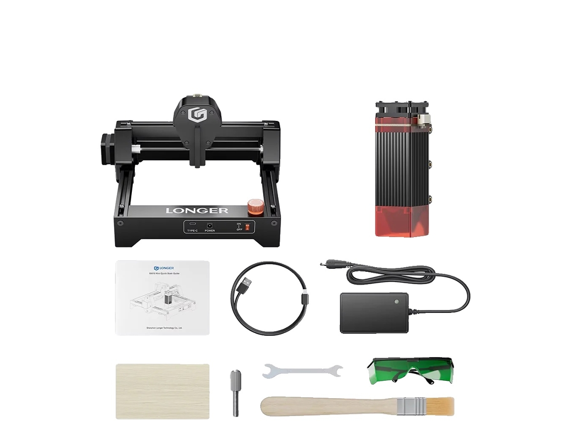 Gravador A Laser, Alta Precisã£o, Compatibilidade Versã¡til Com Materiais, Longer Ray5 Mini 2.5w, Ue Oem