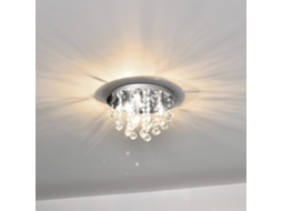 Candeeiro de Tecto LUX.PRO Crómio/Prata (28 W - G9)