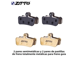 Pastilhas De Freio A Disco De 4 Pistões Para Bicicleta Mtb Ztto 4 Pares Para Guide G2 Rsc Xo Trail E9 E7vayotoy