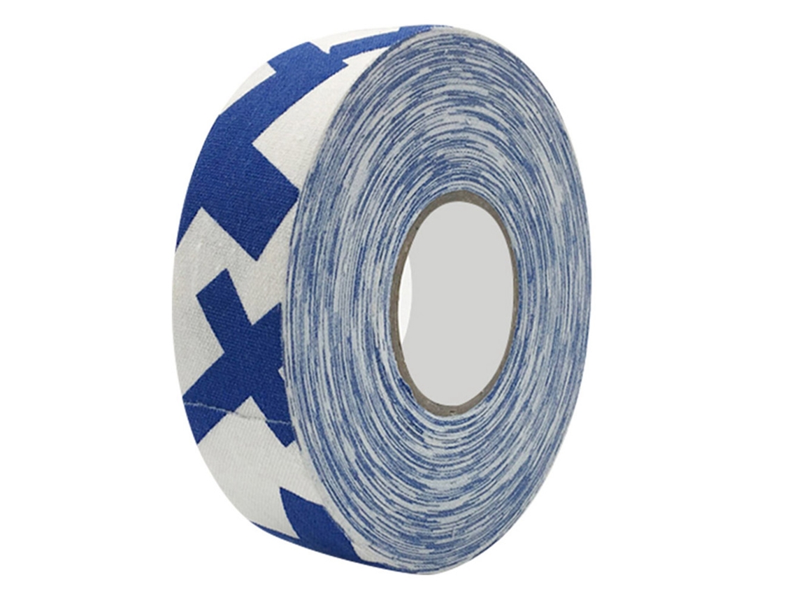 Business fita Protectora de Hóquei 2.5cmx25m para Bastão de Badminton e Hóquei com Sinal de Mais Azul Antiaderente Resistente Ao Desgaste